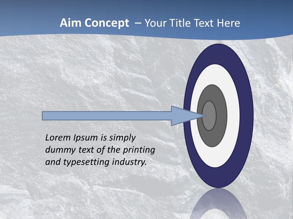 Rock Mesozoic Fractal PowerPoint Template