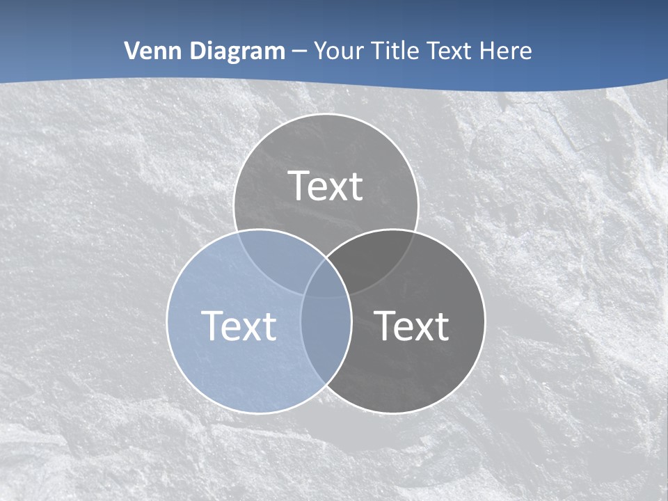 Rock Mesozoic Fractal PowerPoint Template