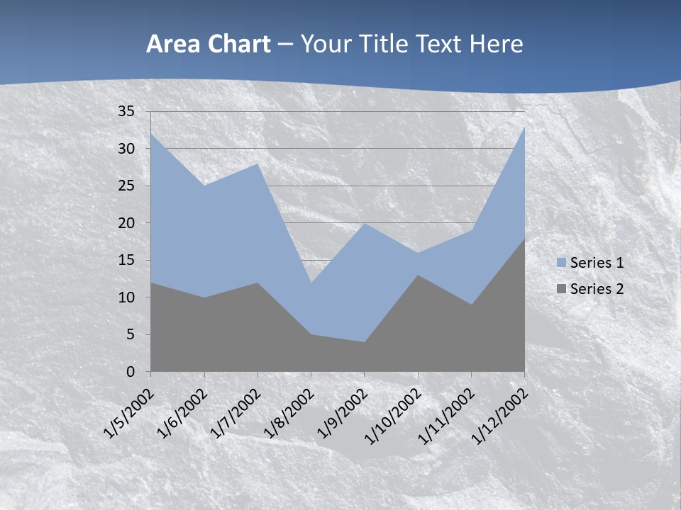 Rock Mesozoic Fractal PowerPoint Template
