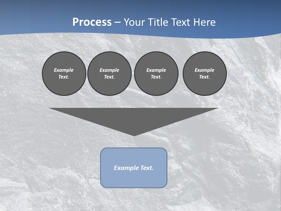 Rock Mesozoic Fractal PowerPoint Template