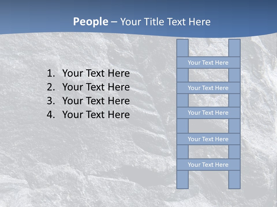 Rock Mesozoic Fractal PowerPoint Template