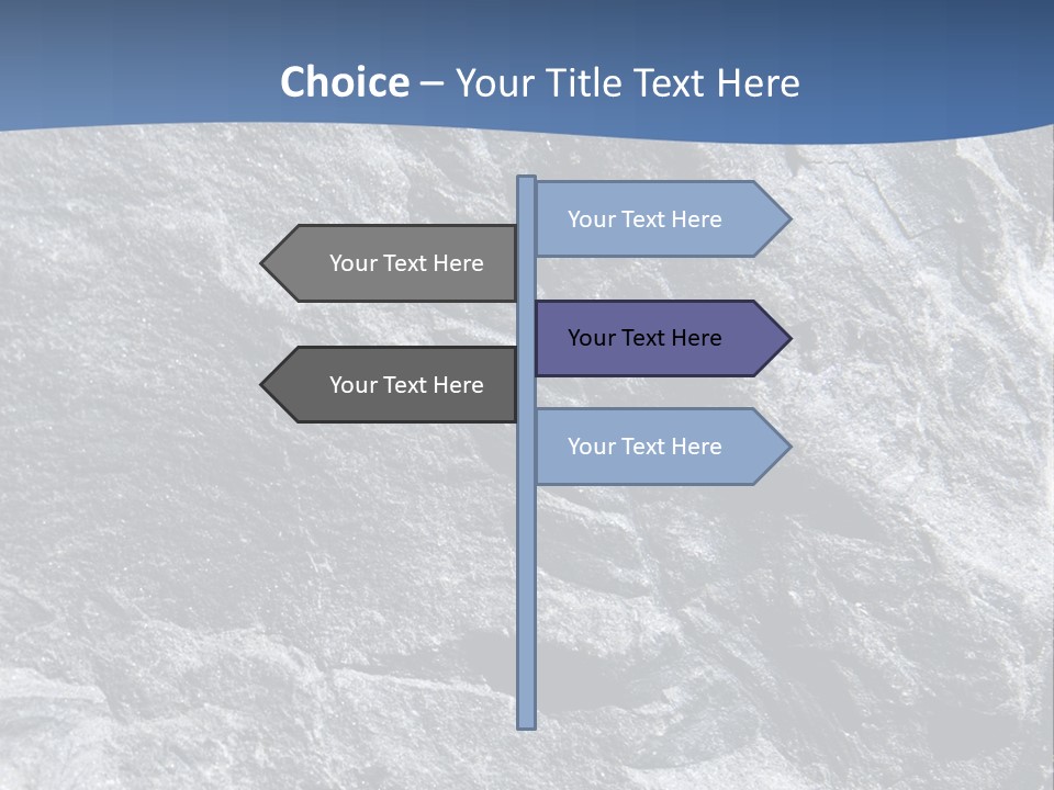 Rock Mesozoic Fractal PowerPoint Template