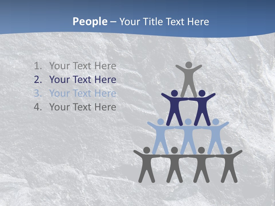 Rock Mesozoic Fractal PowerPoint Template