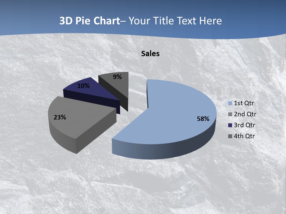 Rock Mesozoic Fractal PowerPoint Template