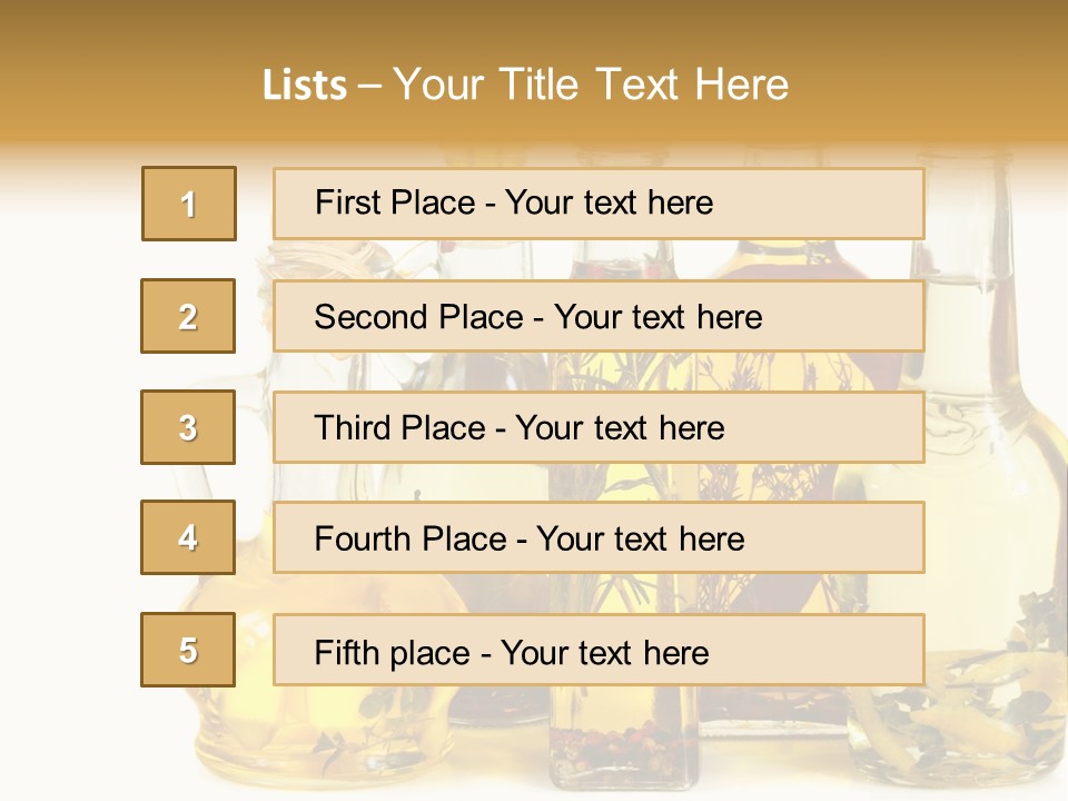 Peppercorn Diet Spice PowerPoint Template