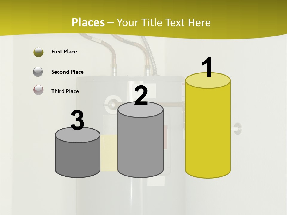 Steel Heating Energy PowerPoint Template