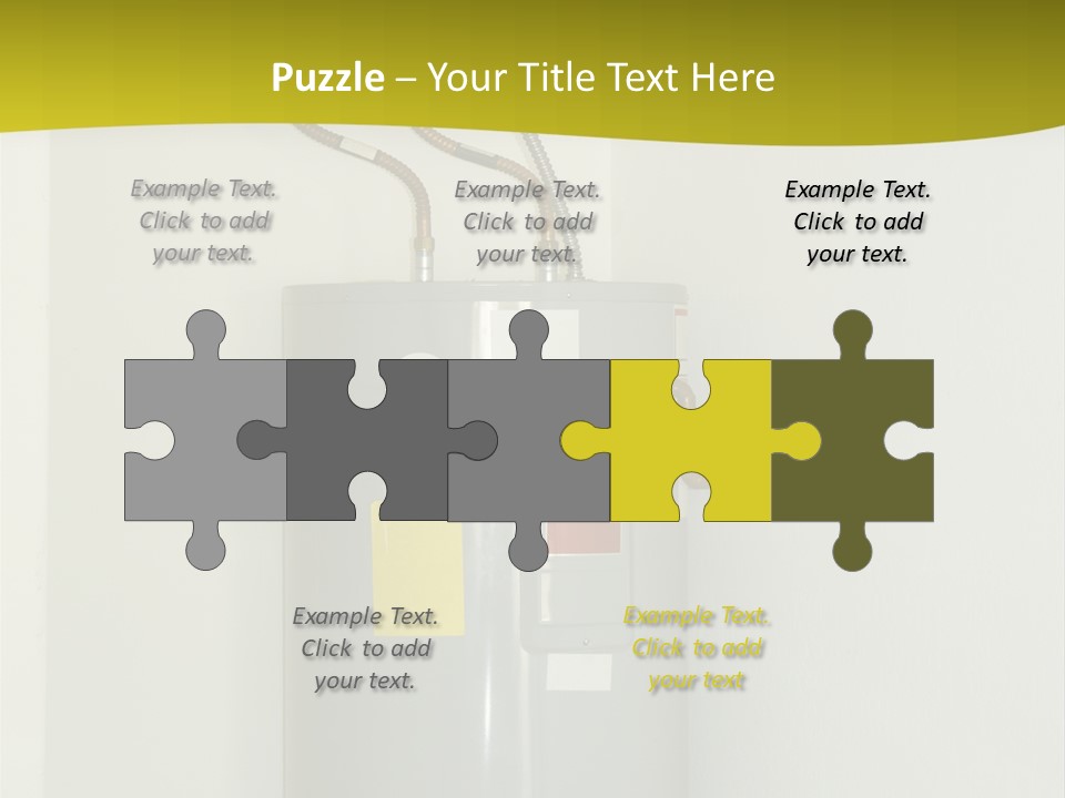 Steel Heating Energy PowerPoint Template