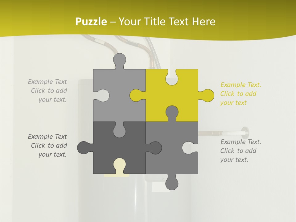Steel Heating Energy PowerPoint Template