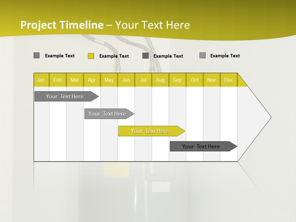 Steel Heating Energy PowerPoint Template