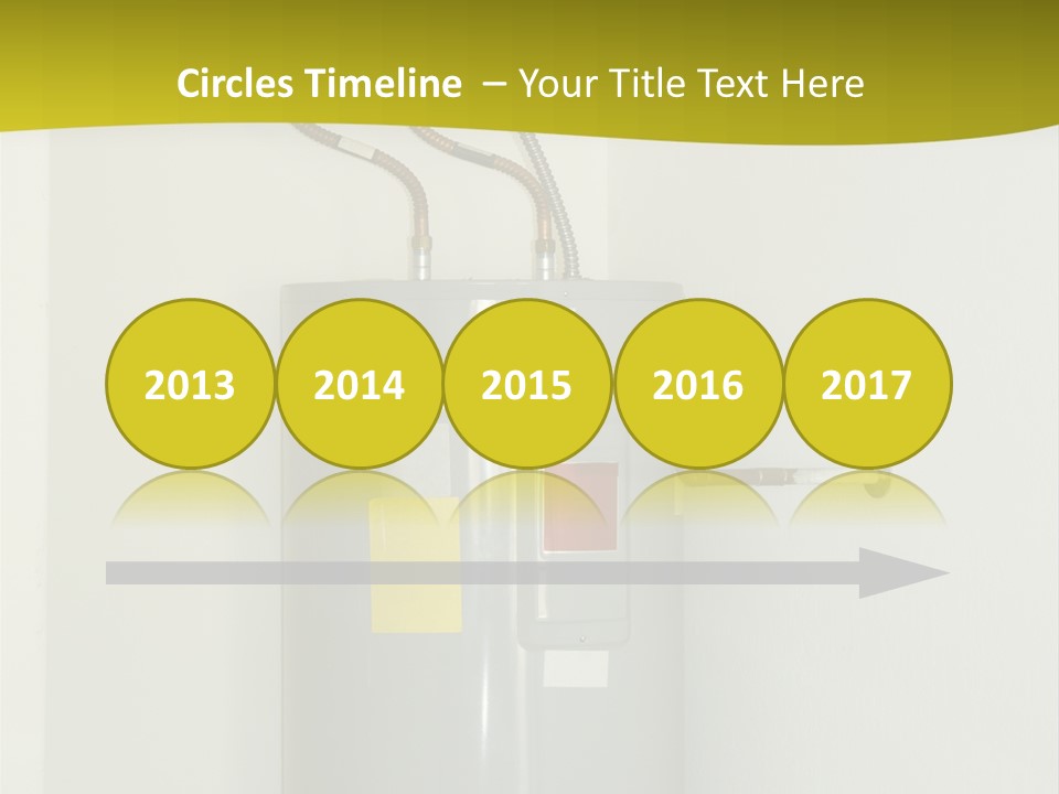 Steel Heating Energy PowerPoint Template