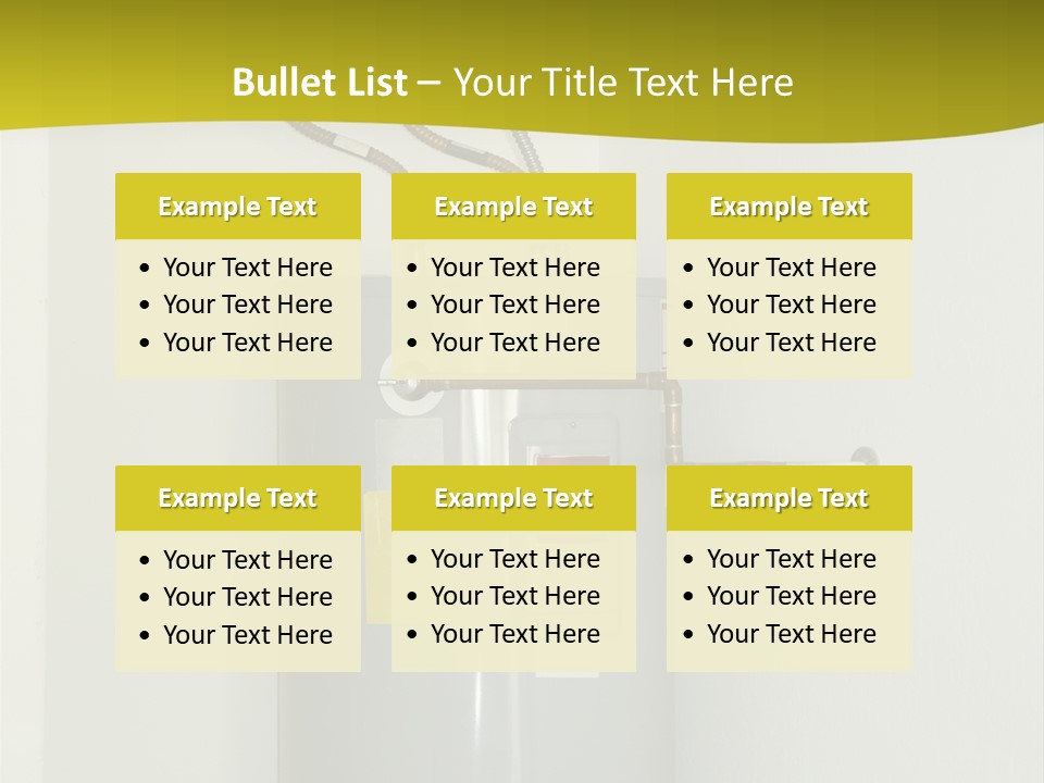 Steel Heating Energy PowerPoint Template