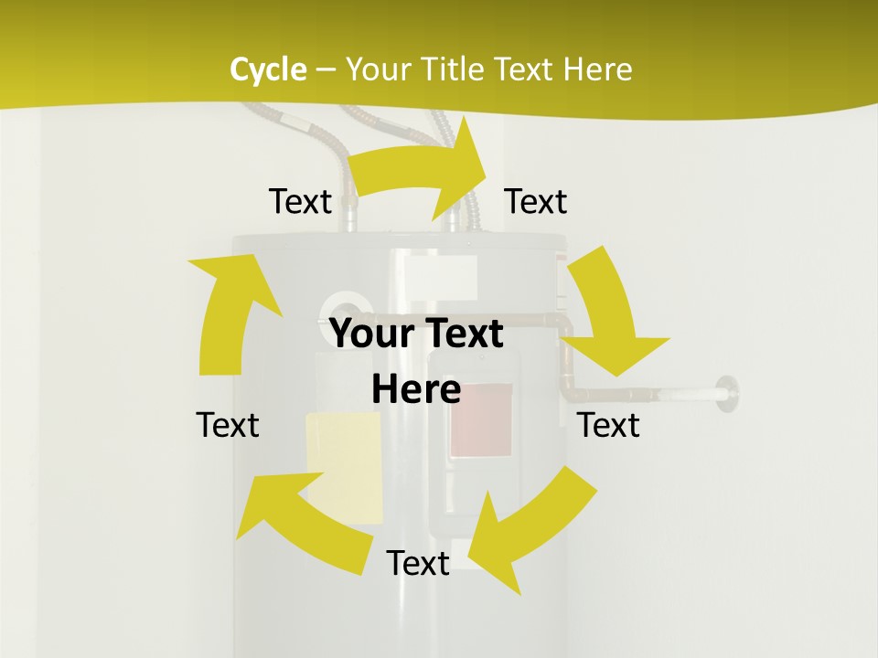 Steel Heating Energy PowerPoint Template
