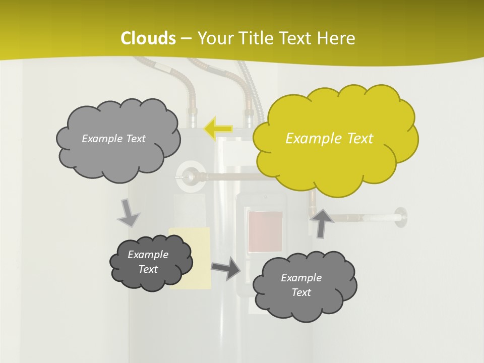 Steel Heating Energy PowerPoint Template