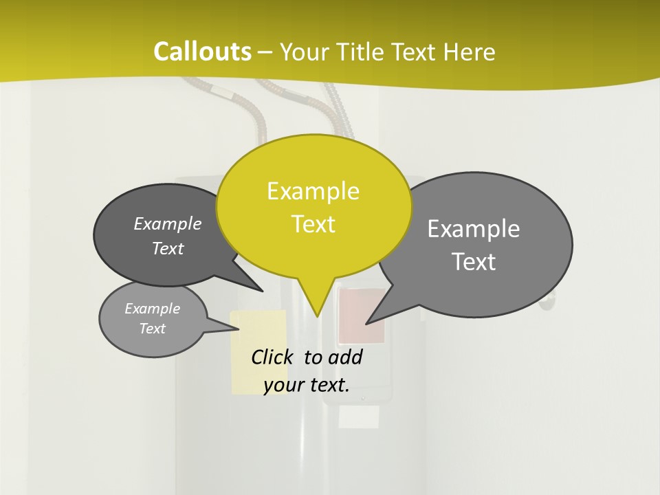 Steel Heating Energy PowerPoint Template