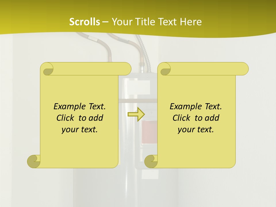 Steel Heating Energy PowerPoint Template