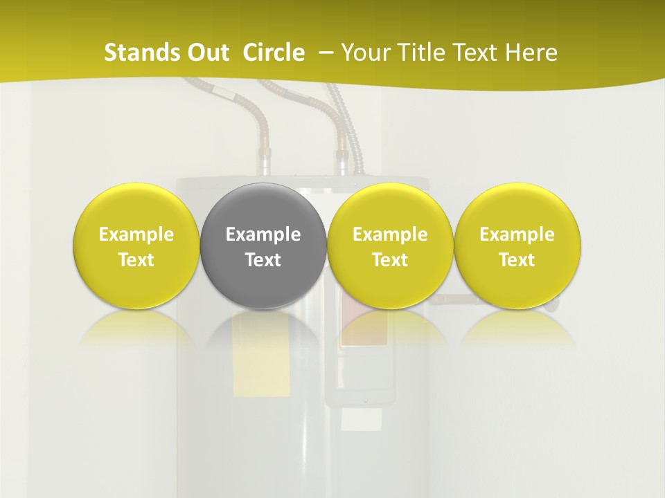 Steel Heating Energy PowerPoint Template