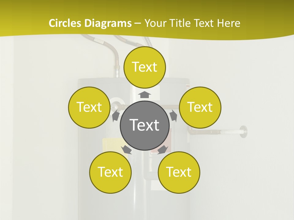 Steel Heating Energy PowerPoint Template