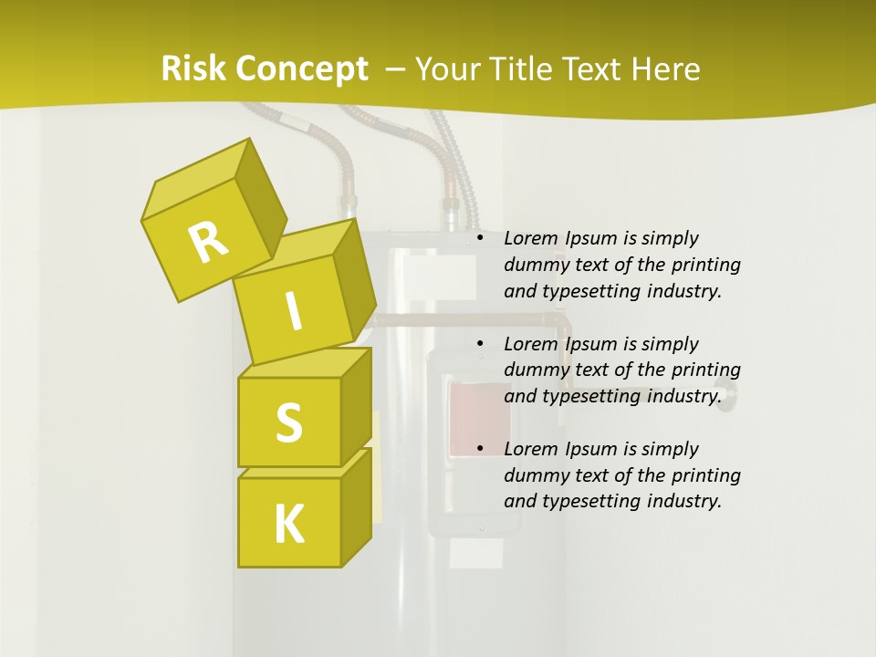 Steel Heating Energy PowerPoint Template