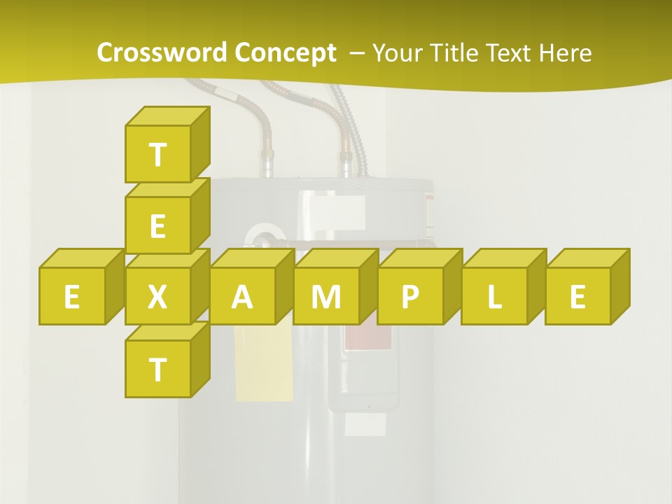 Steel Heating Energy PowerPoint Template