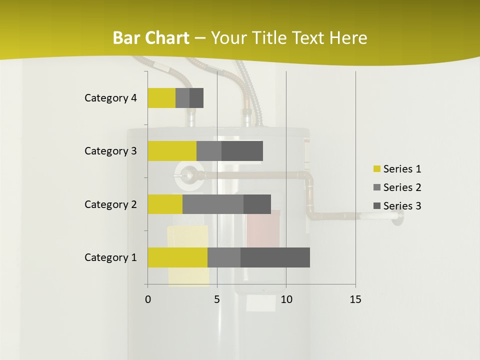 Steel Heating Energy PowerPoint Template