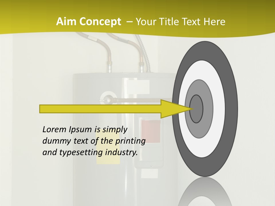 Steel Heating Energy PowerPoint Template
