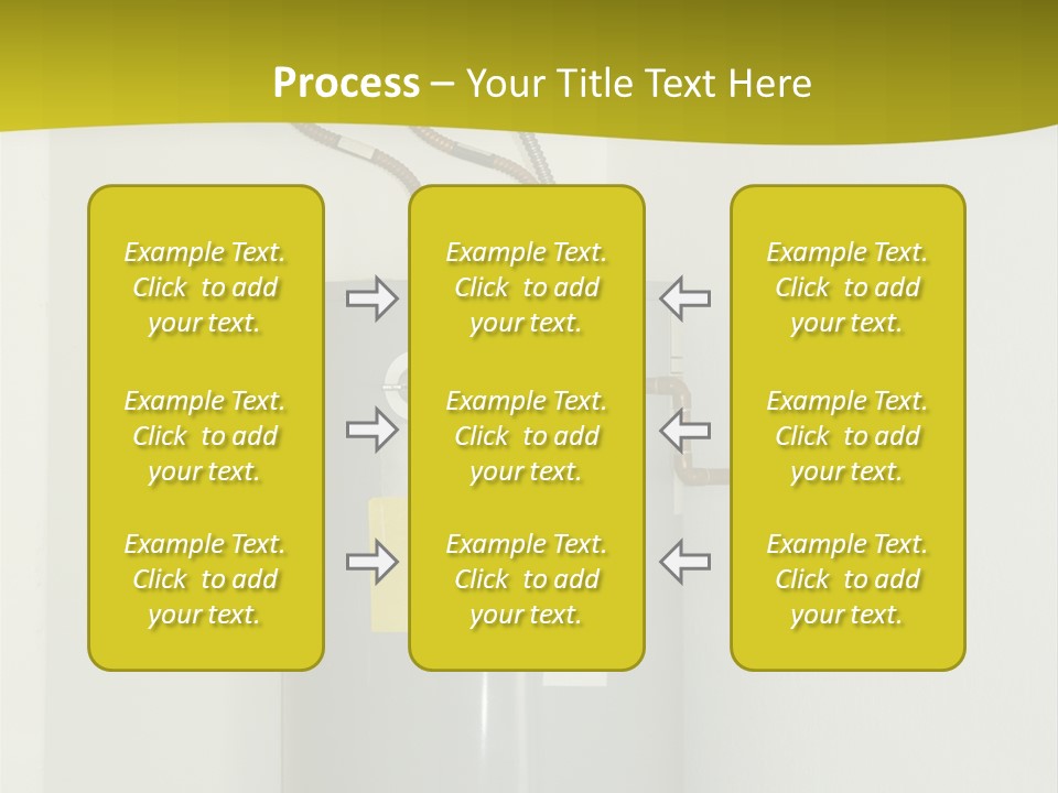Steel Heating Energy PowerPoint Template