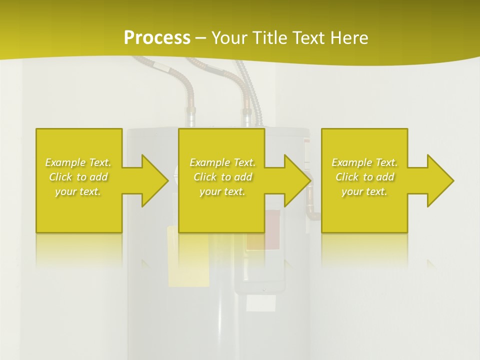 Steel Heating Energy PowerPoint Template