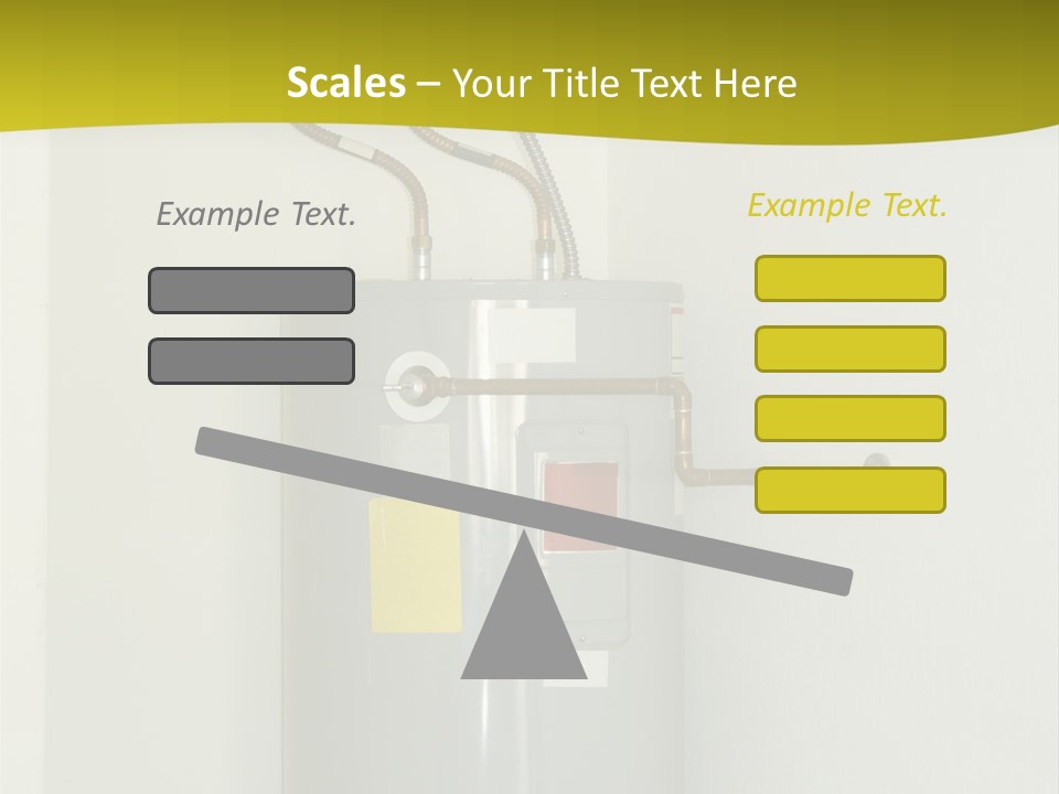Steel Heating Energy PowerPoint Template