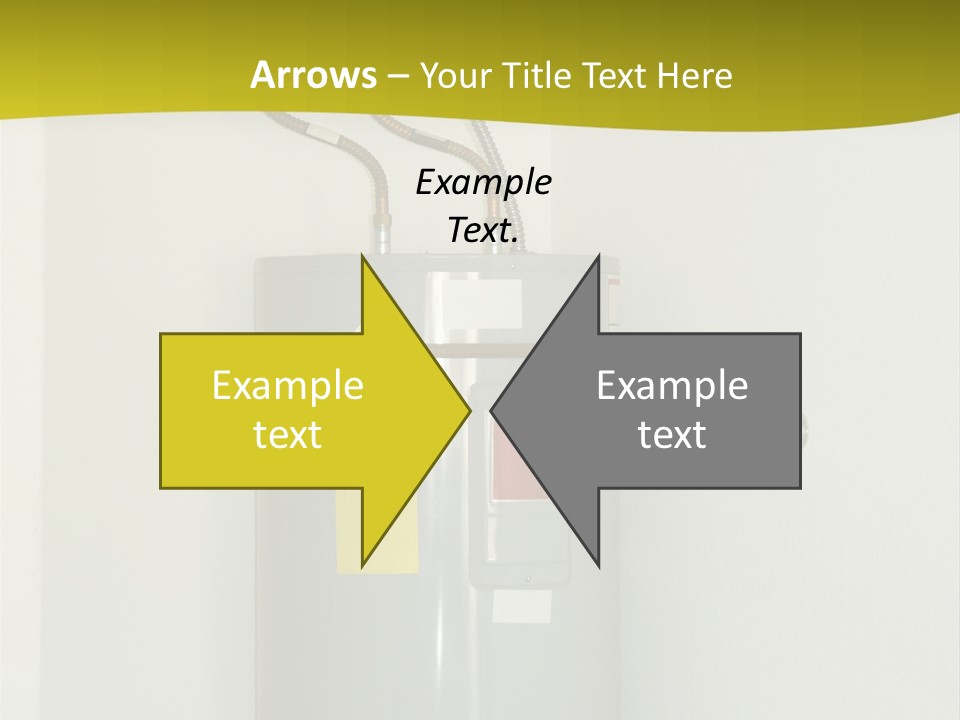 Steel Heating Energy PowerPoint Template