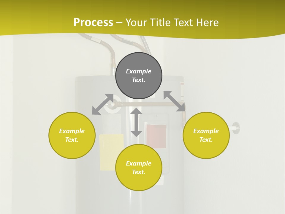 Steel Heating Energy PowerPoint Template