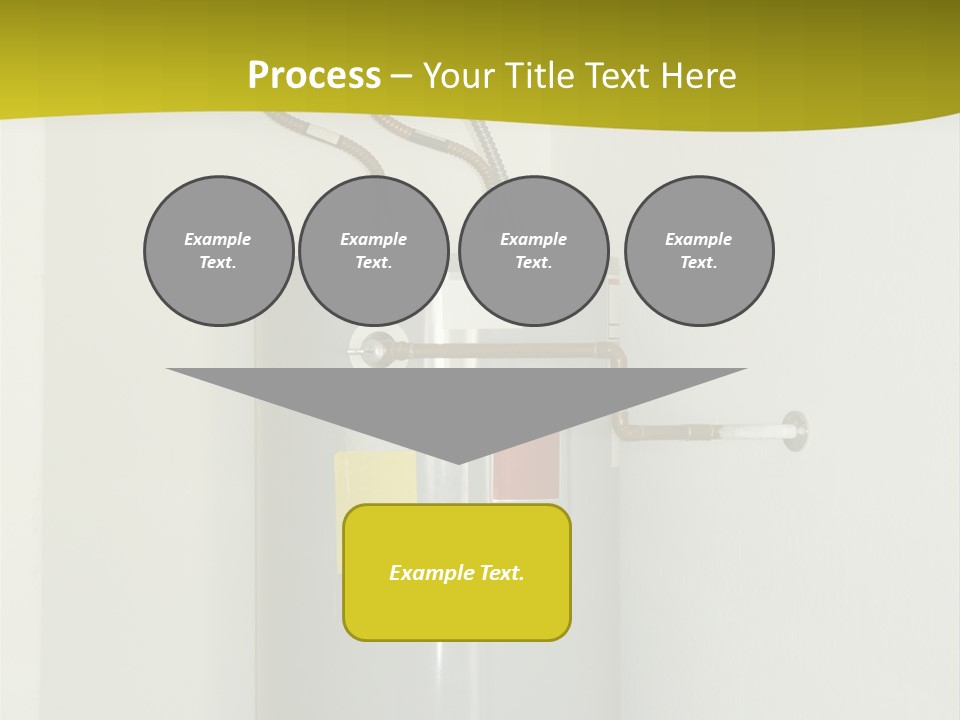 Steel Heating Energy PowerPoint Template