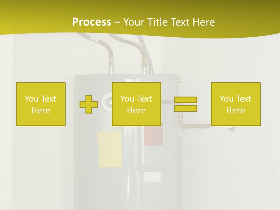 Steel Heating Energy PowerPoint Template