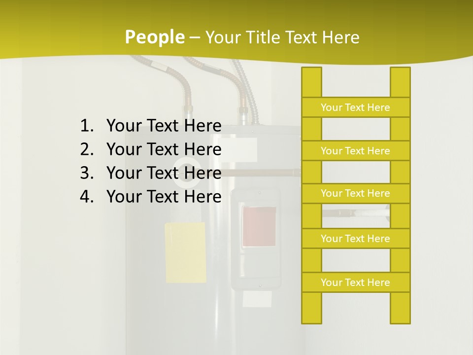 Steel Heating Energy PowerPoint Template