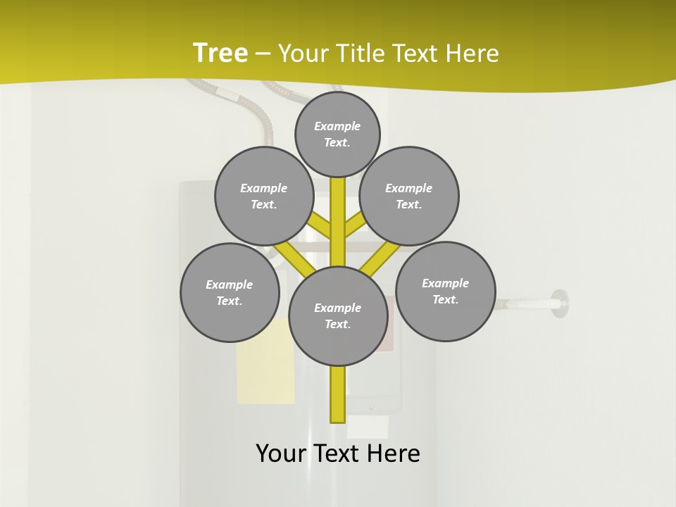 Steel Heating Energy PowerPoint Template