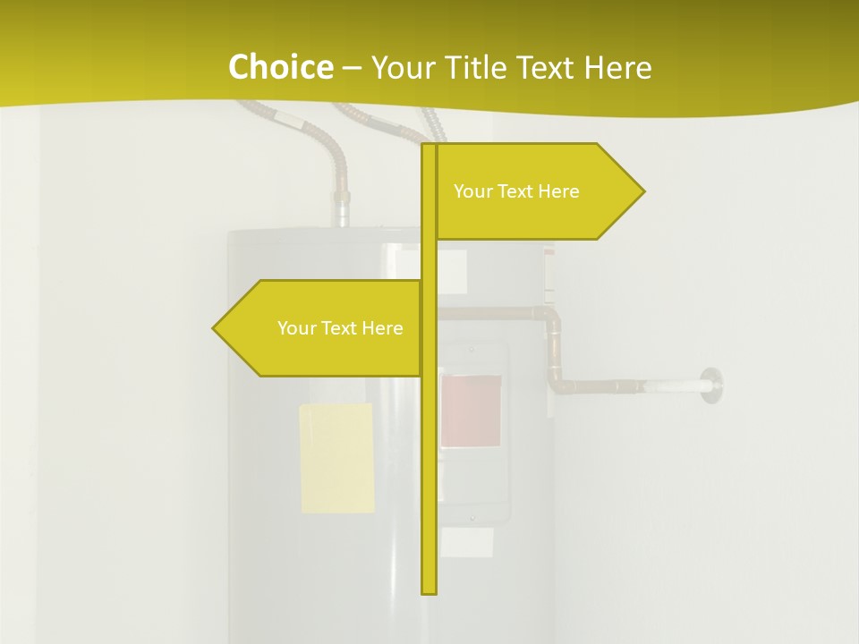 Steel Heating Energy PowerPoint Template