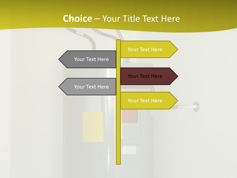 Steel Heating Energy PowerPoint Template