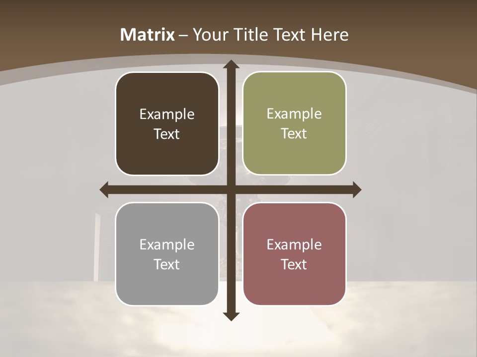 Artwork Calice Nature PowerPoint Template