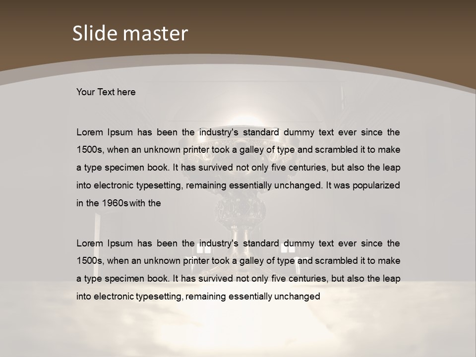 Artwork Calice Nature PowerPoint Template