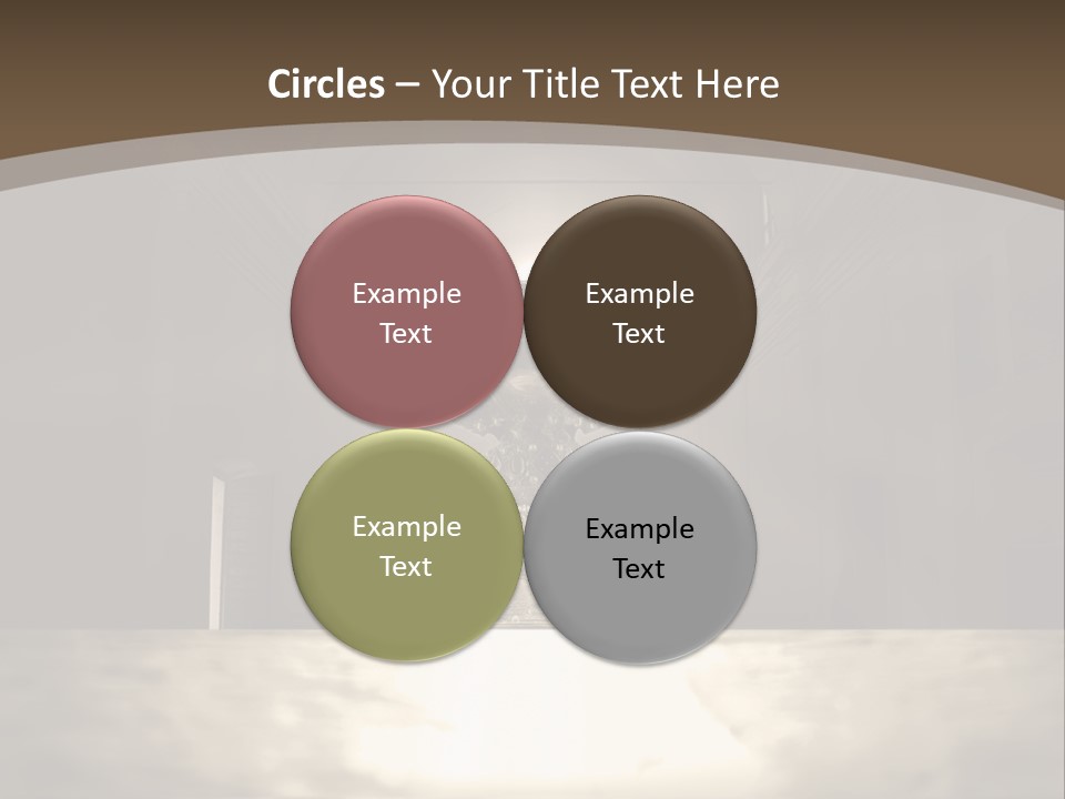 Artwork Calice Nature PowerPoint Template