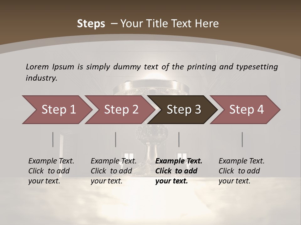 Artwork Calice Nature PowerPoint Template