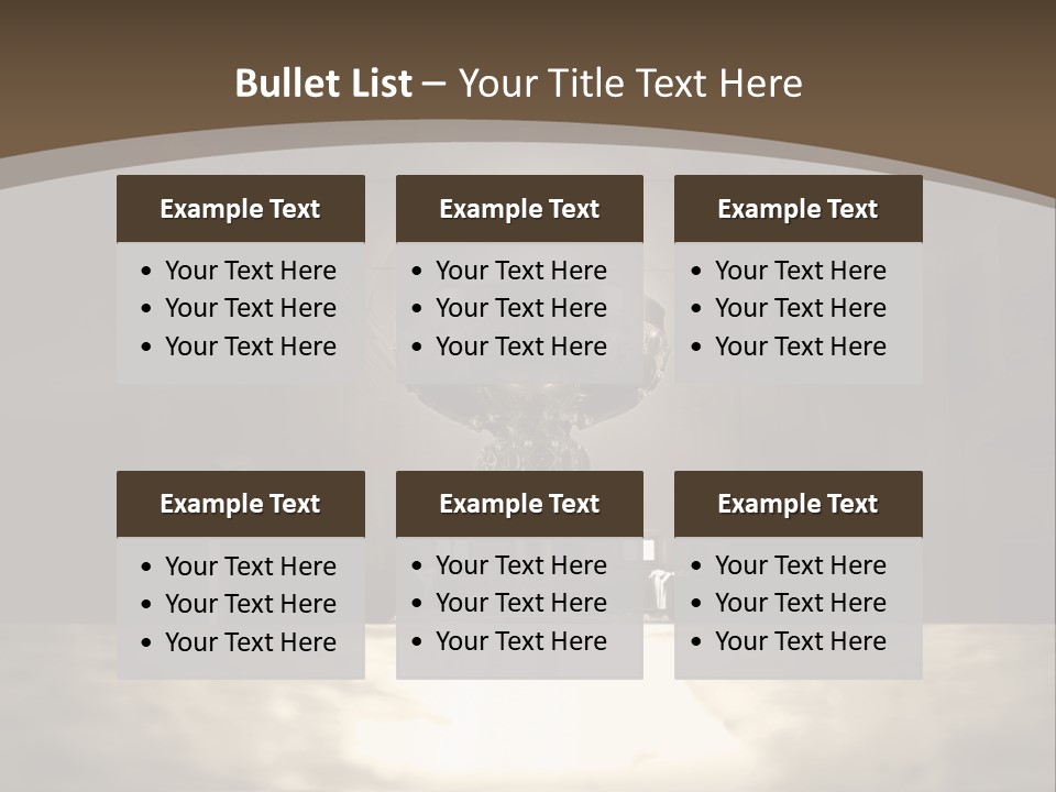 Artwork Calice Nature PowerPoint Template