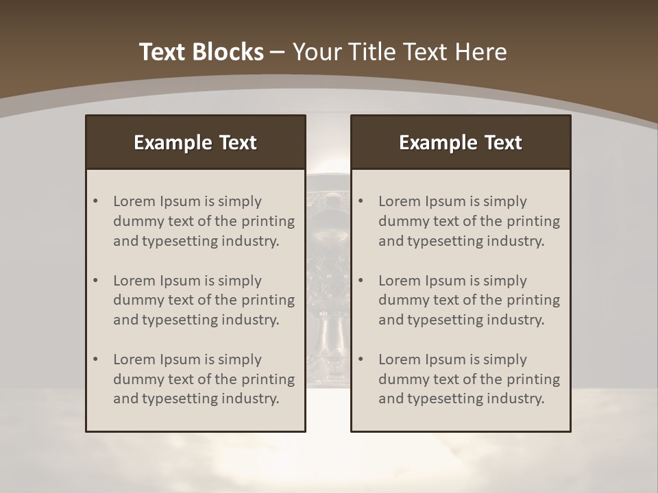 Artwork Calice Nature PowerPoint Template
