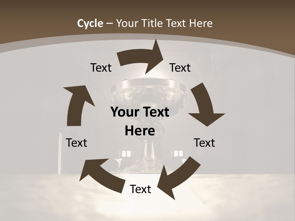 Artwork Calice Nature PowerPoint Template