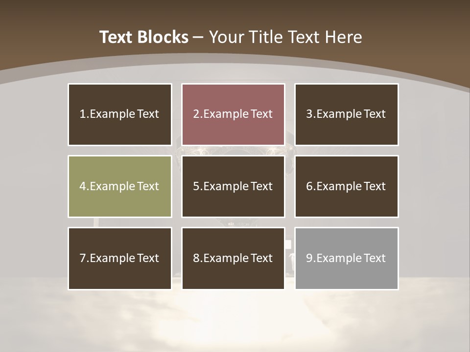 Artwork Calice Nature PowerPoint Template