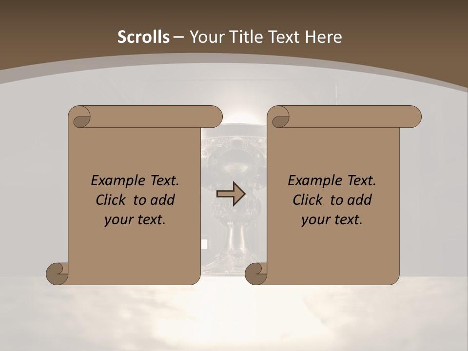 Artwork Calice Nature PowerPoint Template