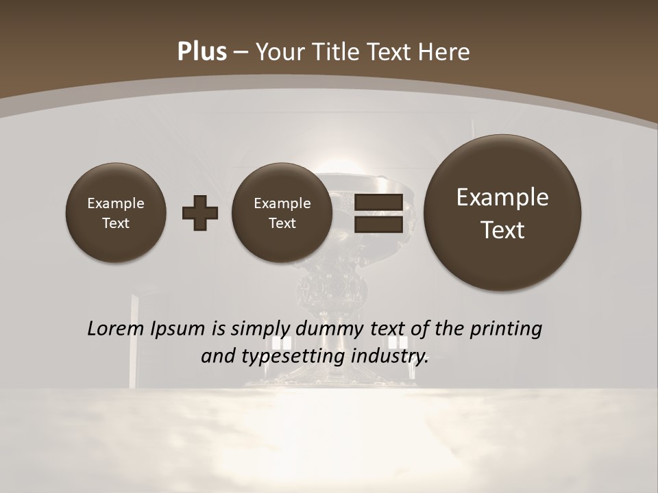 Artwork Calice Nature PowerPoint Template
