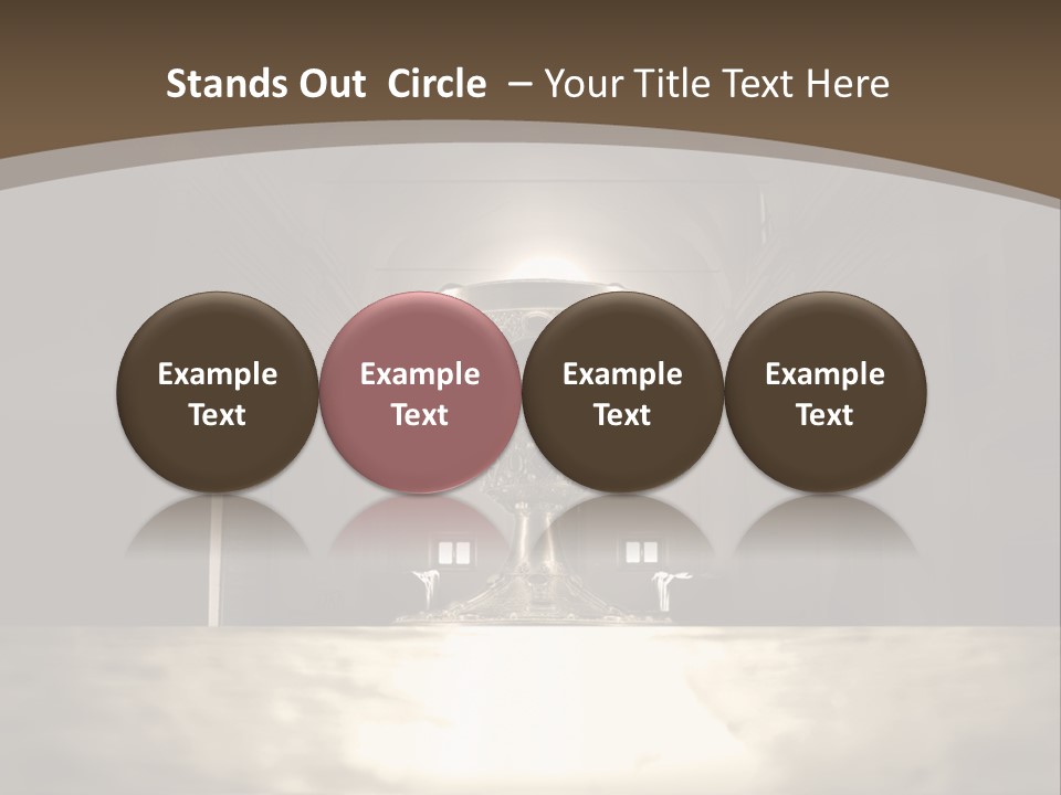 Artwork Calice Nature PowerPoint Template