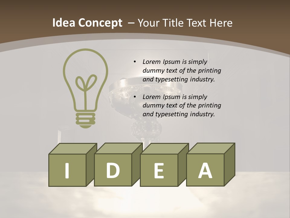 Artwork Calice Nature PowerPoint Template