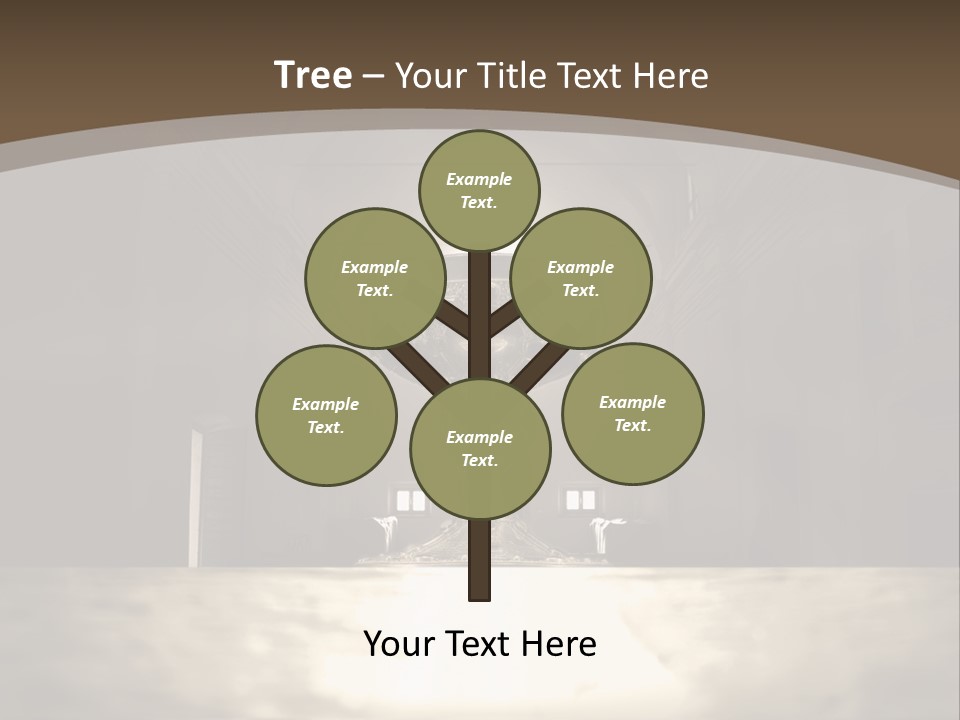 Artwork Calice Nature PowerPoint Template