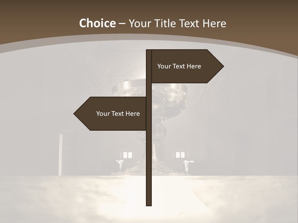 Artwork Calice Nature PowerPoint Template